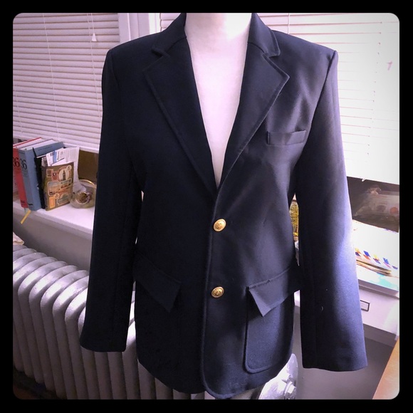 navy blue school coat